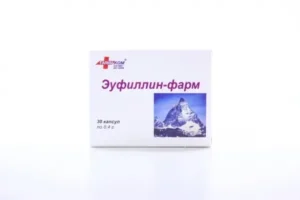 Eufillin-farm (theophylline) capsules 0.4 №30
