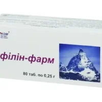 Eufillin-farm (theophylline) tablets 0.25 №80
