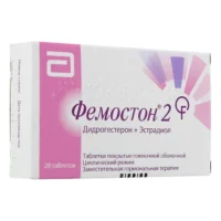 Femoston (estradiol) coated tablets 1 mg/10 mg. №28