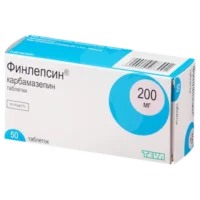 Finlepsin (carbamazepine) tablets 200 mg. №50