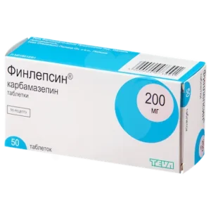 Finlepsin (carbamazepine) tablets 200 mg. №50