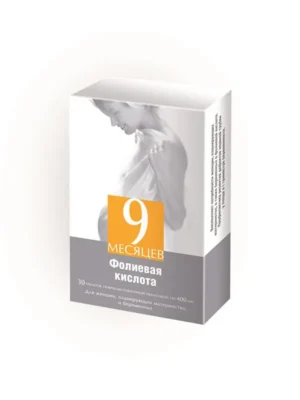 Folic acid tablets 0.001 №30