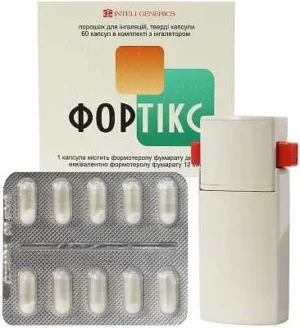 Fortix (formoterol) powder for inhalation caps.12 mcg. №60