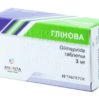 Glinova tablets 3 mg. №30