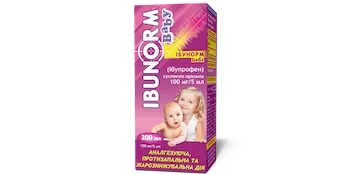 Ibunorm Baby suspension 100 mg/5 ml. 200 ml.