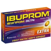 Ibuprom Extrasoft capsules 400 mg. №6