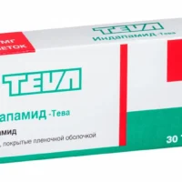 Indapamid-TEVA SR coated tablets with prolonged release 1.5 mg. №30