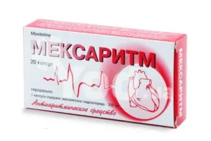 Mexaritm (mexiletine hydrochloride) capsules 0.2 g. №20