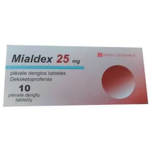 Mialdex (dexketoprofen trometamol) coated tablets 25 mg. №10