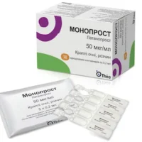 Monoprost (latanoprost) eye drops solution 50 mcg/ml. sachet №30