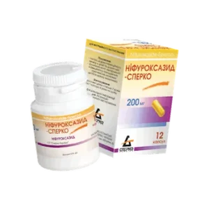 Nifuroxazid-Sperco (nifuroxazide) capsules 200 mg. №12