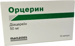 Orcerin (diacerein) capsules 50 mg. №10