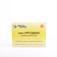 PMS-Ursodiol (ursodeoxycholic acid) coated tablets 500 mg. №50