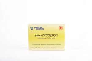 PMS-Ursodiol (ursodeoxycholic acid) coated tablets 500 mg. №50