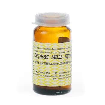 Sulfuric ointment 25 g.