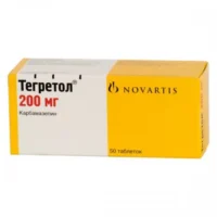 Tegretol (carbamazepine) tablets 200 mg. №50