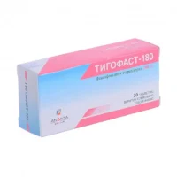 Tigofast-180 (fexofenadine hydrochloride) coated tablets 180 mg. №30