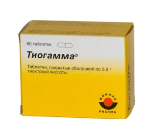 Thiogamma (α-lipoic acid) tablets 600 mg. №60