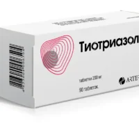 Thiotriazolin (thiazotic acid) tablets 200 mg. №90