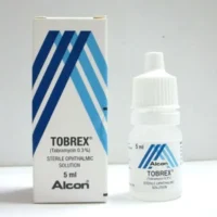 Tobrex (tobramycin) eye drops 0.3% 5 ml. vial