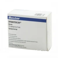 Uromitexan (mesna) 400 mg. solution for injections 100 mg/ml. 4 ml. (400 mg.) ampoules №15