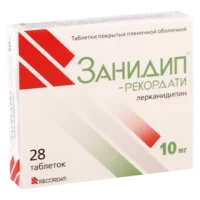 Zanidip (lercanidipine hydrochloride) coated tablets 10 mg. №28