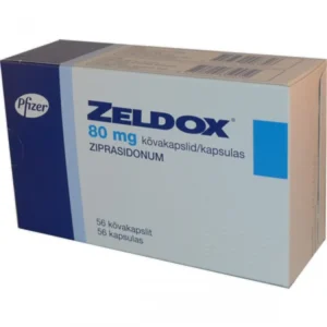 Zeldox (ziprazidone) capsules 80 mg. №28