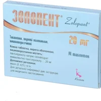Zolopent (pantoprazole) coated tablets 20 mg. №14