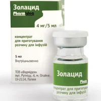 Zolacid (zoledronic acid) concentrate for infusions 4 mg/5 ml. vial 5 ml. №1